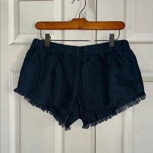 NWT Mikoh Dark Teal Linen Shorts